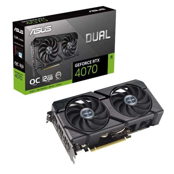 ASUS nVidia GeForce RTX 4070 DUAL-RTX4070-O12GD6-EVO 12GB 192bit crna