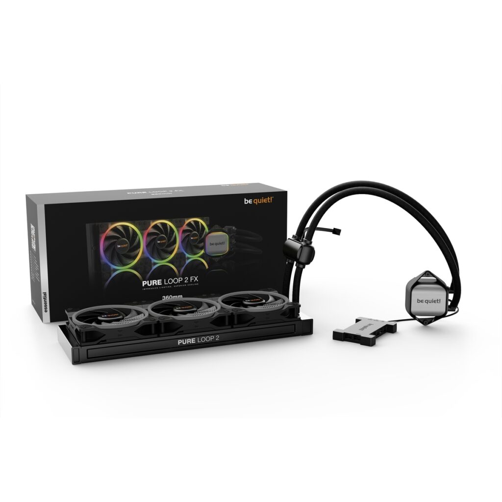 Alternative view of BE QUIET! BW015 RGB Pure Loop 2 FX 360mm CPU vodeno hladenje (AMD AM5/AM4, INTEL 1851 /1700/1200/1150/1151/1155)