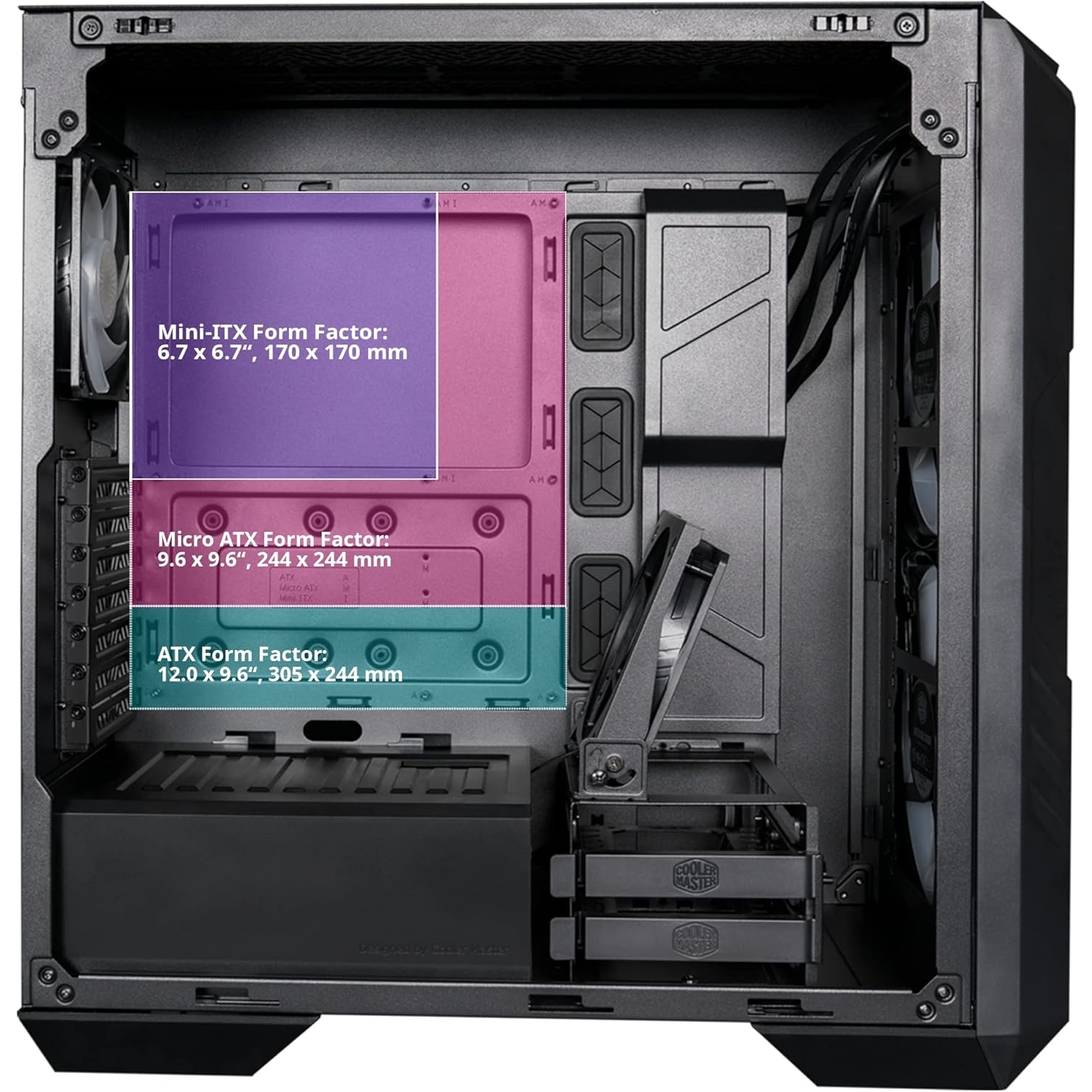 COOLER MASTER HAF 500 Gaming H500-KGNN-S00 crno - Slika 3