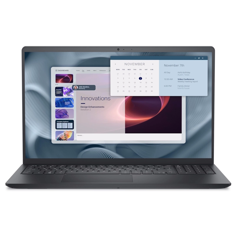 DELL Pro 15 Essential PV15250 15.6 inch FHD 120Hz Core 3 100U 8GB 512GB SSD FP NOT25788