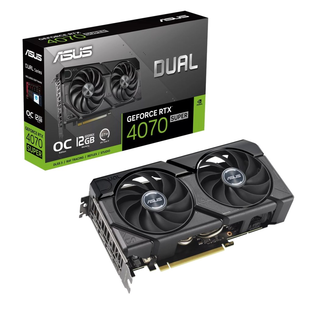 ASUS nVidia GeForce RTX 4070 SUPER 12GB 192bit DUAL-RTX4070S-O12G-EVO