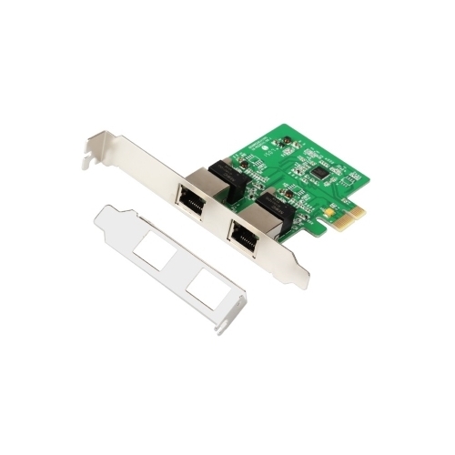 Gigabit Ethernet E-Green PCI-Express kontroler 2-port LAN01716