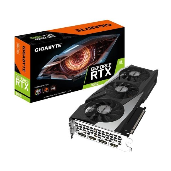 Gigabyte nVidia GeForce RTX 3060 GV-N3060GAMING OC-12GD rev 2.0 LHR GAMING OC 12GB 192bit