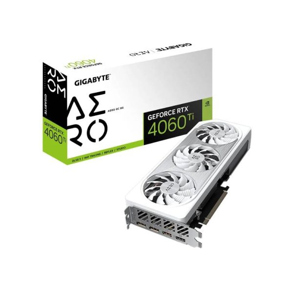 GIGABYTE nVidia GeForce RTX 4060 Ti 8GB 128bit GV-N406TAERO OC-8GD