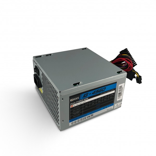 IG-MAX 560W  IG-4560 12cm FAN 24pin 3xSATA 1xMolex