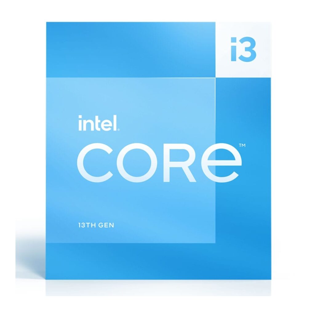 INTEL Core i3-13100 Procesor | 13. generacija | 4 Jezgra | 3.4 GHz | LGA 1700