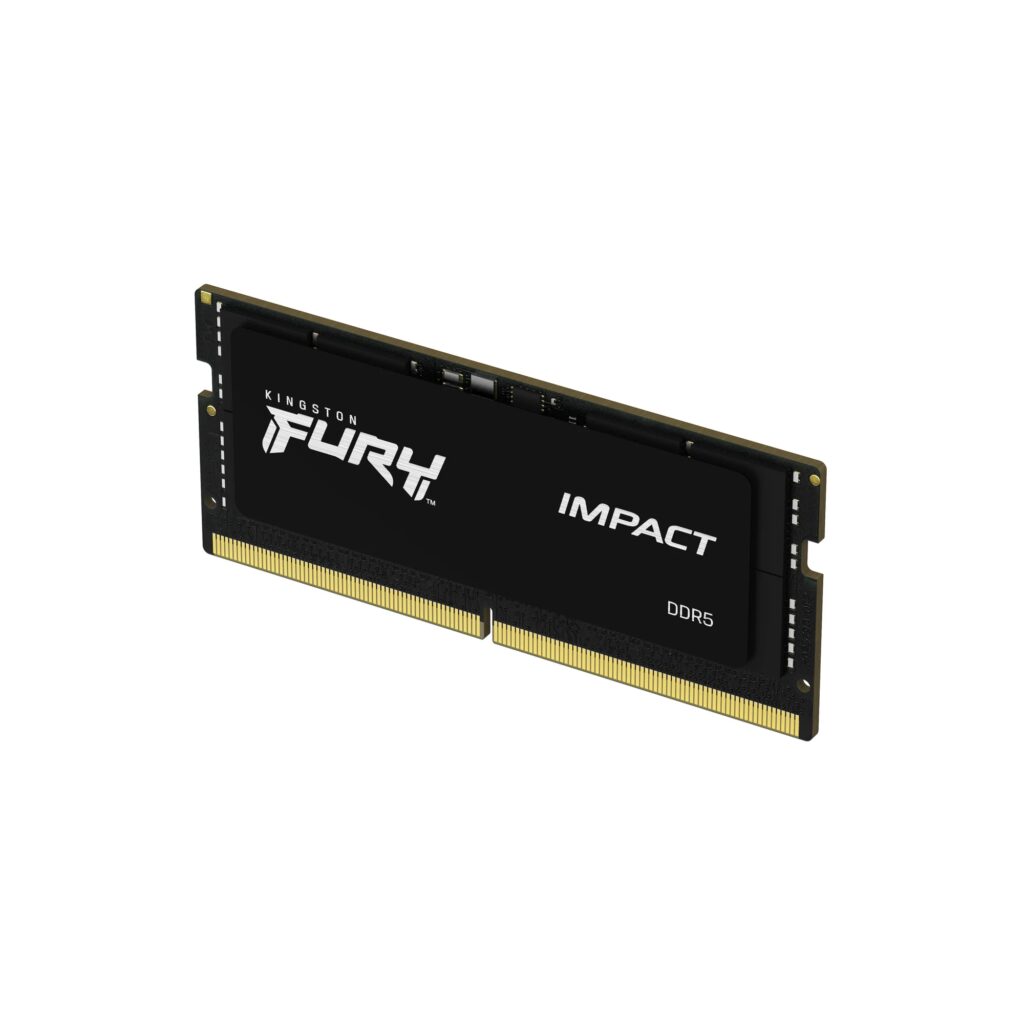 Alternative view of KINGSTON SO-DIMM DDR5 16GB 4800MT/s KF548S38IB-16 Fury Impact black