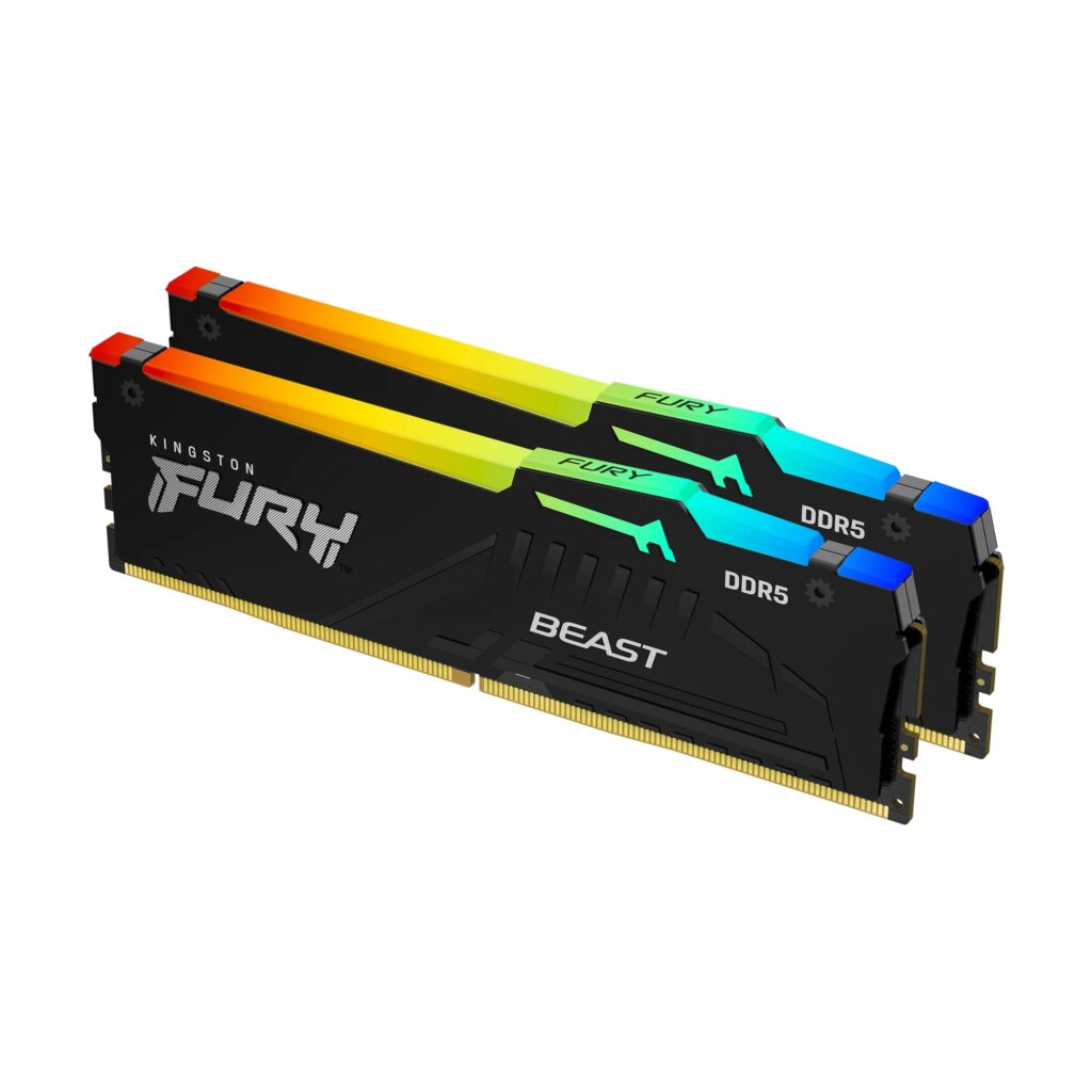 KINGSTON DDR5 64GB 5600MT/s KF556C40BBAK2-64 (2x32GB kit) Fury Beast RGB black