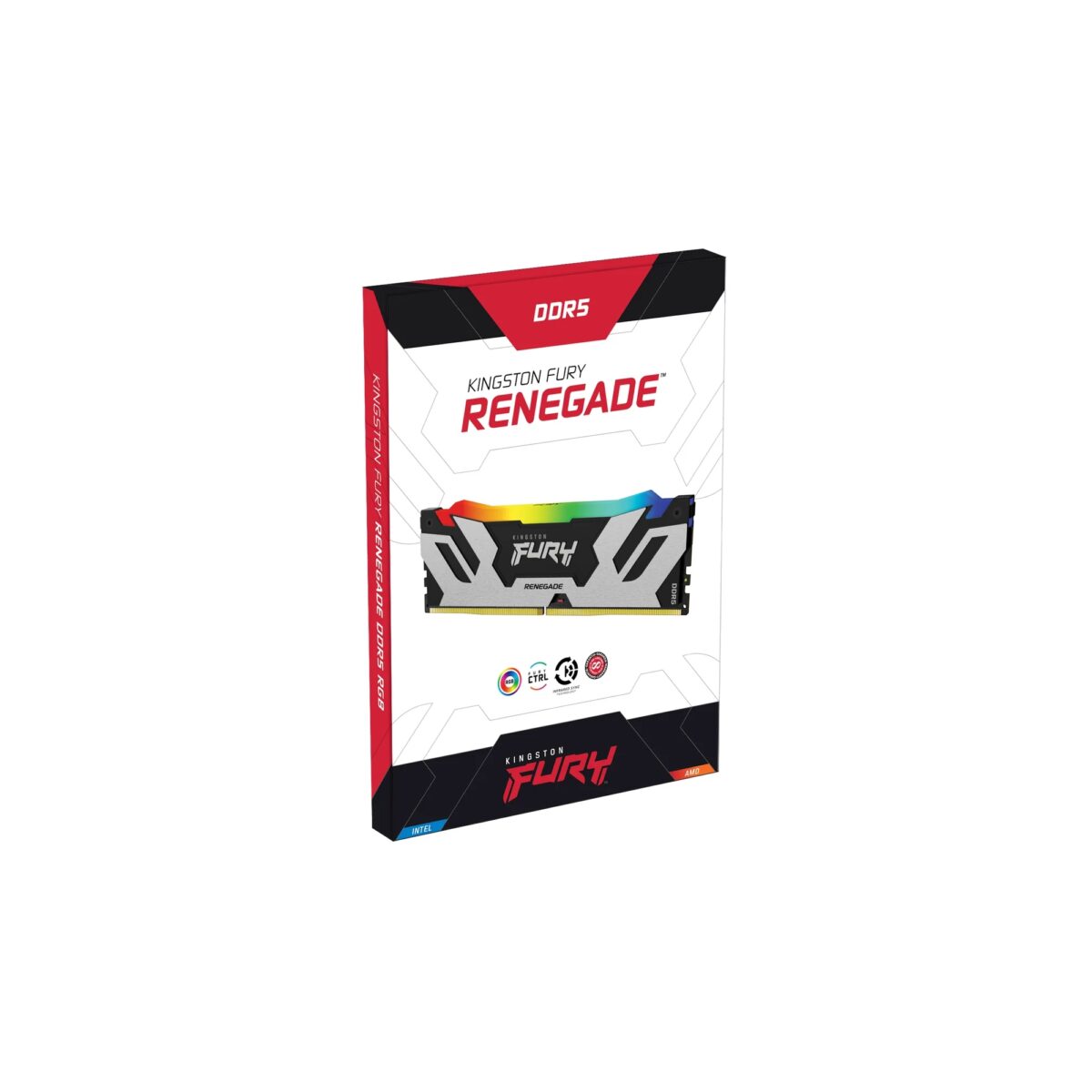 Kingston DDR5 48GB 6000MT/s KF560C32RSA-48 FURY Renegade Silver/Black RGB XMP - Image 4