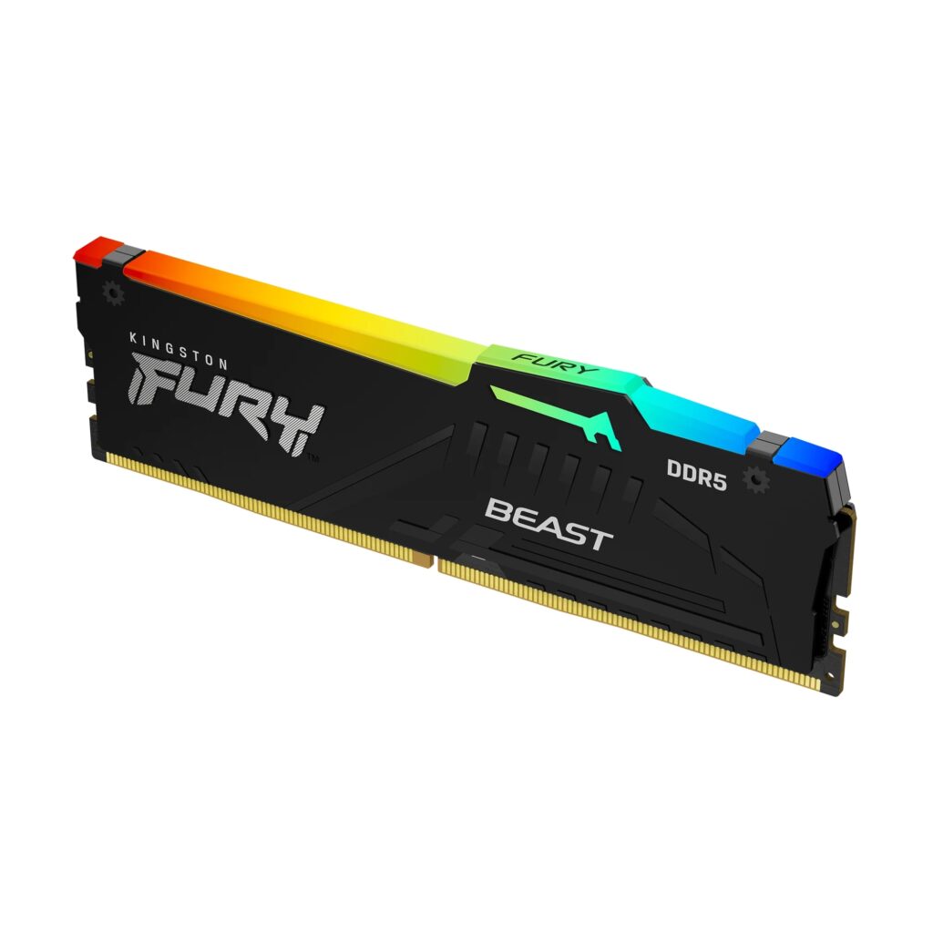 Alternative view of KINGSTON DDR5 32GB 6400MT/s KF564C32BBA-32 FURY Beast Black RGB XMP