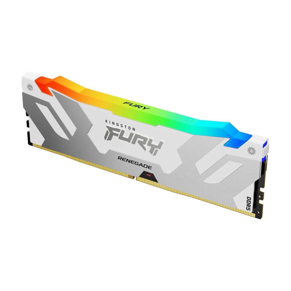 Alternative view of KINGSTON DDR5 16GB 7600MT/s KF576C38RWA-16 FURY Renegade Silver/White RGB XMP