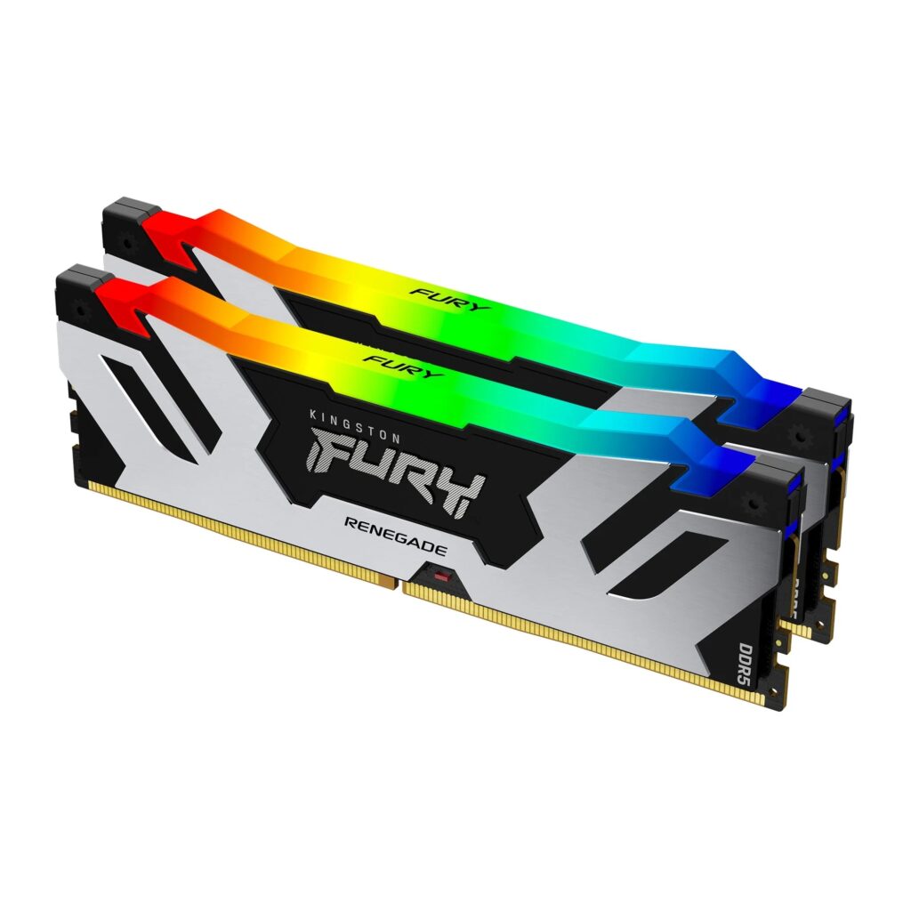 KINGSTON DDR5 32GB 8000MT/s KF580C38RSAK2-32 2x16GB kit FURY Renegade Silver RGB XMP