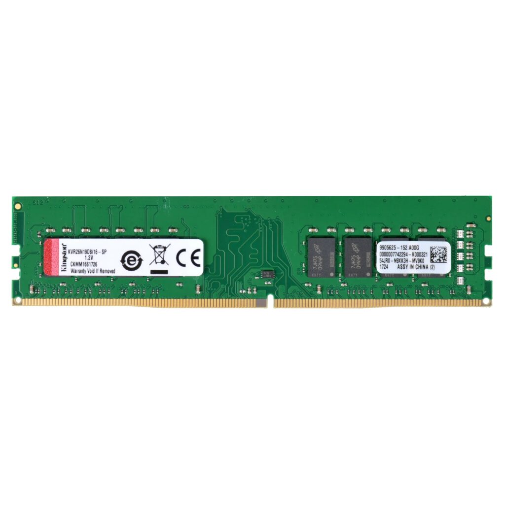 KINGSTON DDR4 16GB 2666MHz KVR26N19D8/16