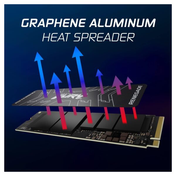 Alternative view of SSD M.2 2TB KINGSTON SFYRD/2000G 7300/7000MB/s NVMe FURY Renegade