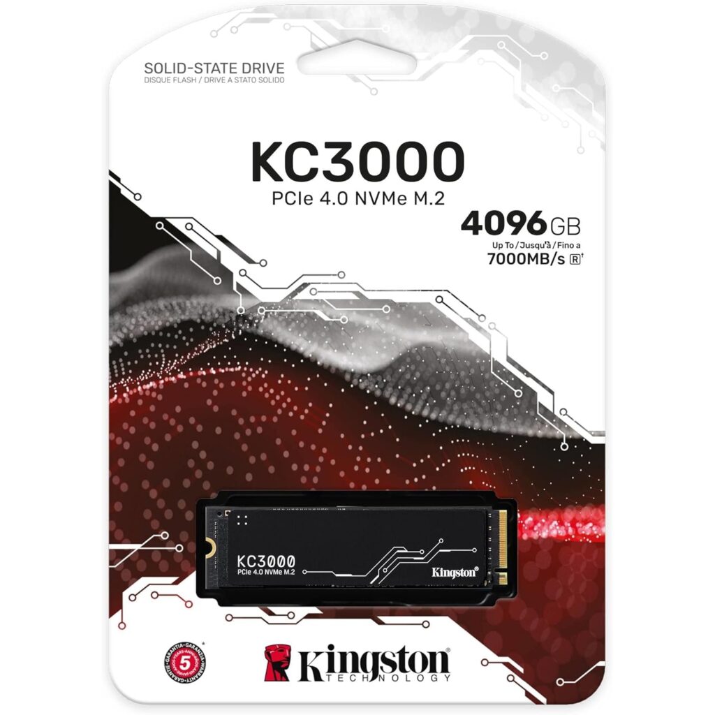 Alternative view of SSD M.2 4TB KINGSTON SKC3000D/4096G 7000/7000MB/s