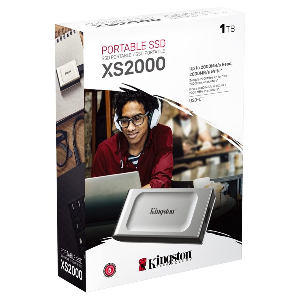 Alternative view of EXT-SSD 1TB KINGSTON SXS2000/1000G Portable XS2000