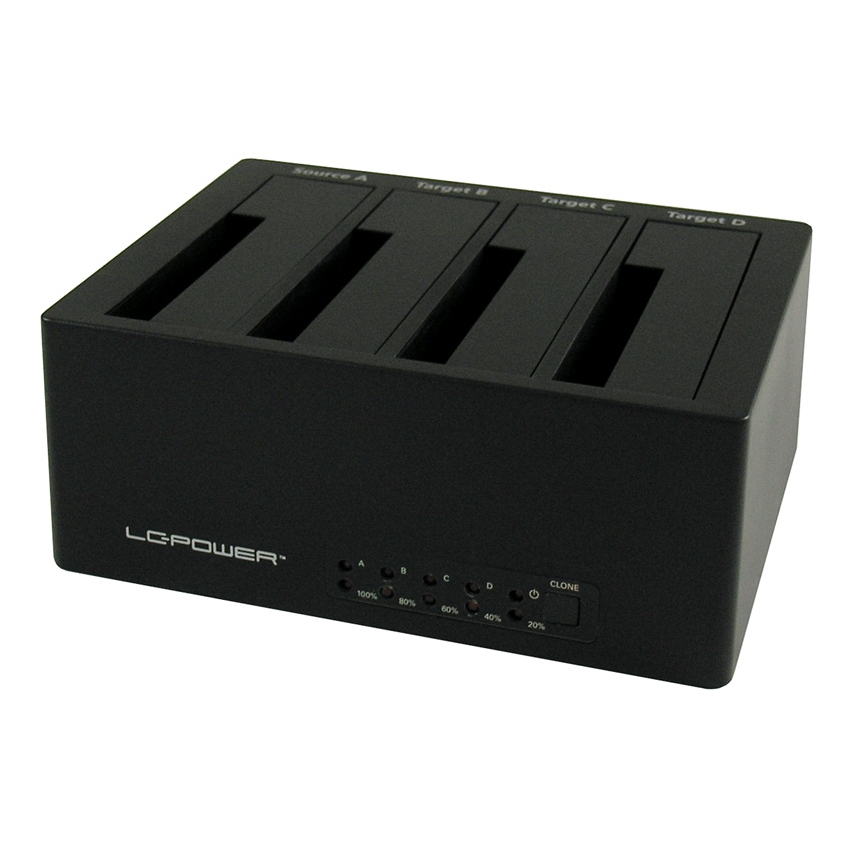 Docking Station 4-bay LC-DOCK-U3-4B 4xSSD/HDD, Black, USB 3.0/eSATA 20090 - Slika 4