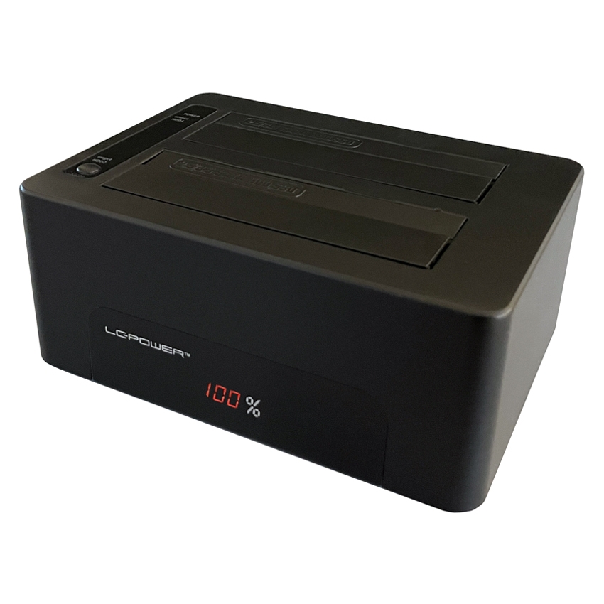 Hdd docking station LC Power LC-DOCK-U3-V USB3.2 2xSSD/HDD Black - Slika 6
