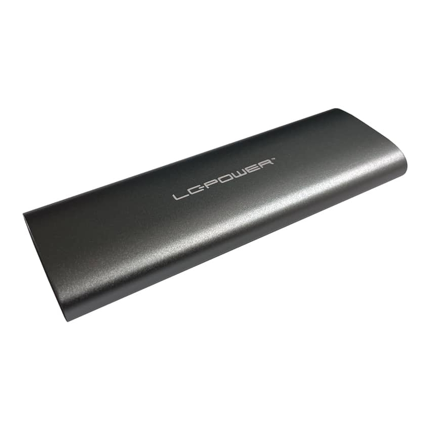 Enclosure LC Power LC-M2-C-MULTI-2 - M.2 SSD NVMe i SATA USB3.2 Gen.2x1 Type C Antracit - Slika 3