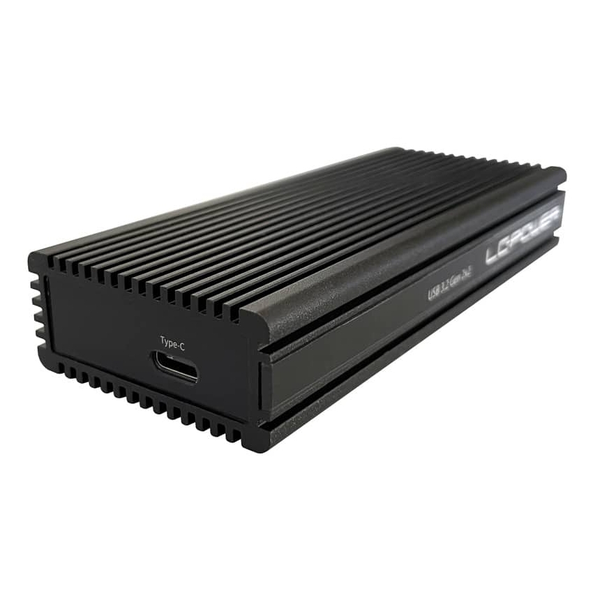 Enclosure LC Power LC-M2-C-NVME-2X2 - M.2 NVMe SSD USB3.2 Gen.2x2 Type C Black - Slika 3