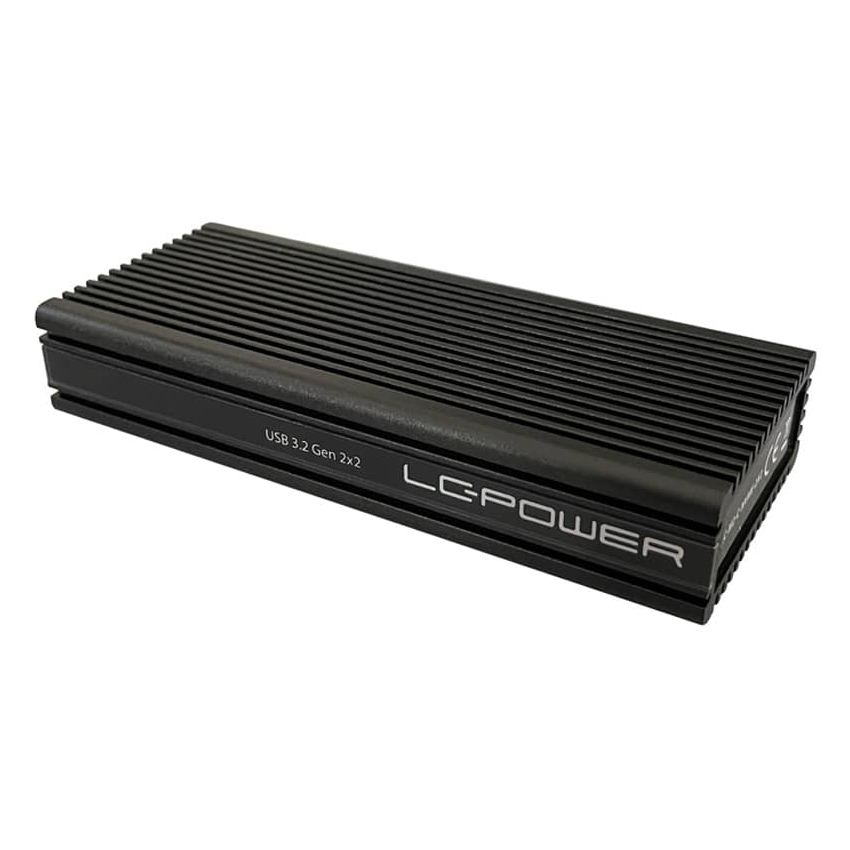 Enclosure LC Power LC-M2-C-NVME-2X2 - M.2 NVMe SSD USB3.2 Gen.2x2 Type C Black - Slika 4
