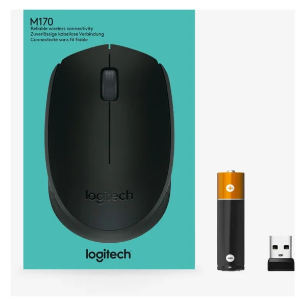 Alternative view of LOGITECH B170 Wireless Mouse Black 910-004798