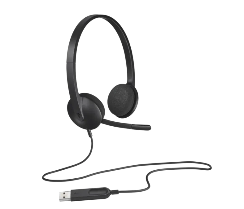 LOGITECH H340 Slusalice zicne USB noise cancleing mic crna