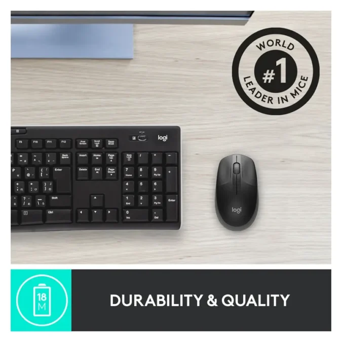 Alternative view of LOGITECH M190 Wireless Black