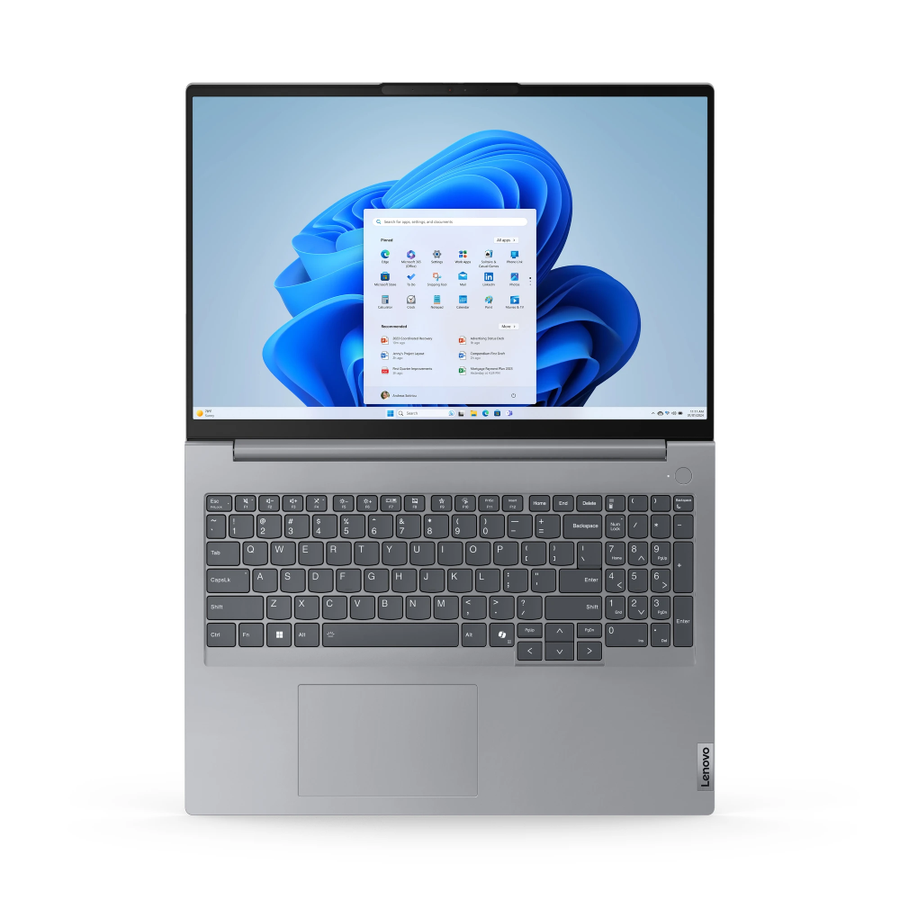 LENOVO 21MW0018YA ThinkBook 16 G7 ARP Ryzen 5 7535HS 6C/12T, 1x 16GB DDR5, SSD 512GB PCIe 2242, 16in WUXGA (1920x1200) IPS AG 300n, Radeon 660M, GLAN, WLAN, BT, KybSR BL, SD, HDMI, 2x USB 3.2 G1, 2x USB-C, FPR, Cam FHD+IR, 45Wh, 2W x2 Dolby, AL - Slika 4