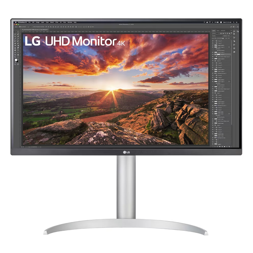 LG 27in monitor 27UP85NP-W IPS 3840x2160 60Hz 5ms HDMIx2 DP USB Freesync pivot visina srebrna