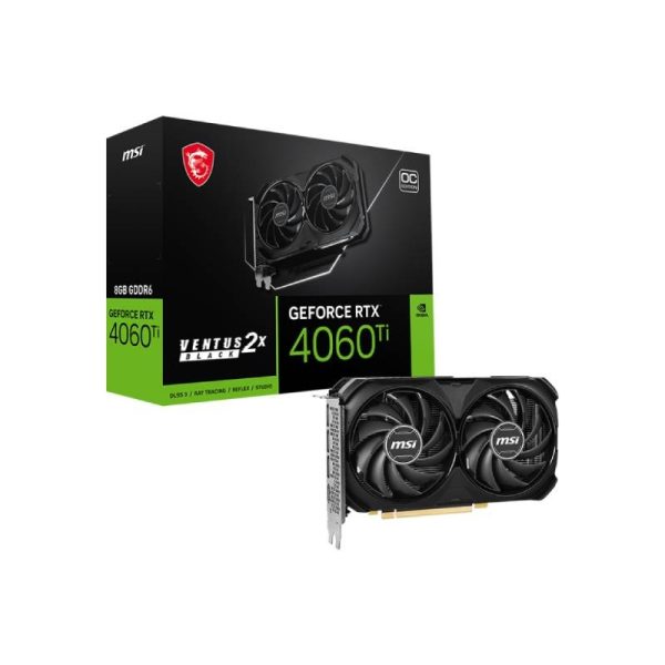 MSI nVidia GeForce RTX 4060 Ti 8GB 128bit RTX 4060 Ti VENTUS 2X BLACK 8G OC