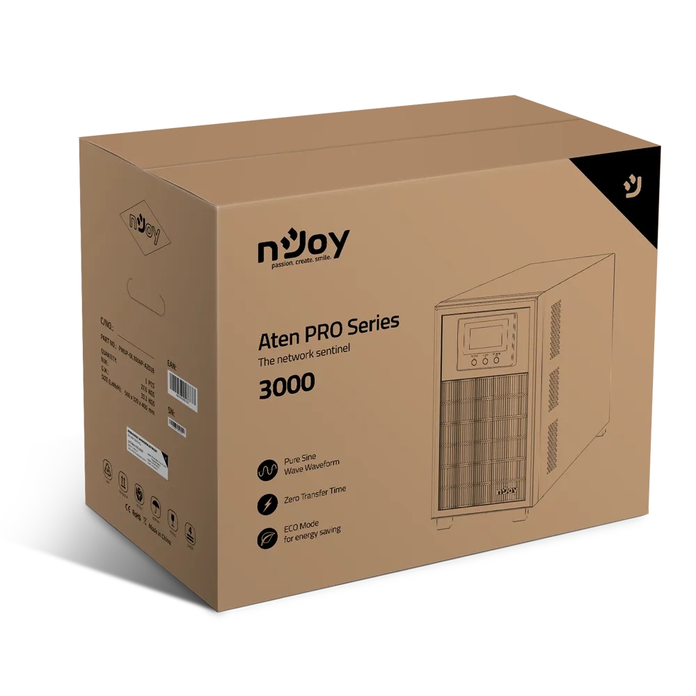NJOY Aten PRO 3000VA/2700W PWUP-OL300AP-AZ01B - Slika 4
