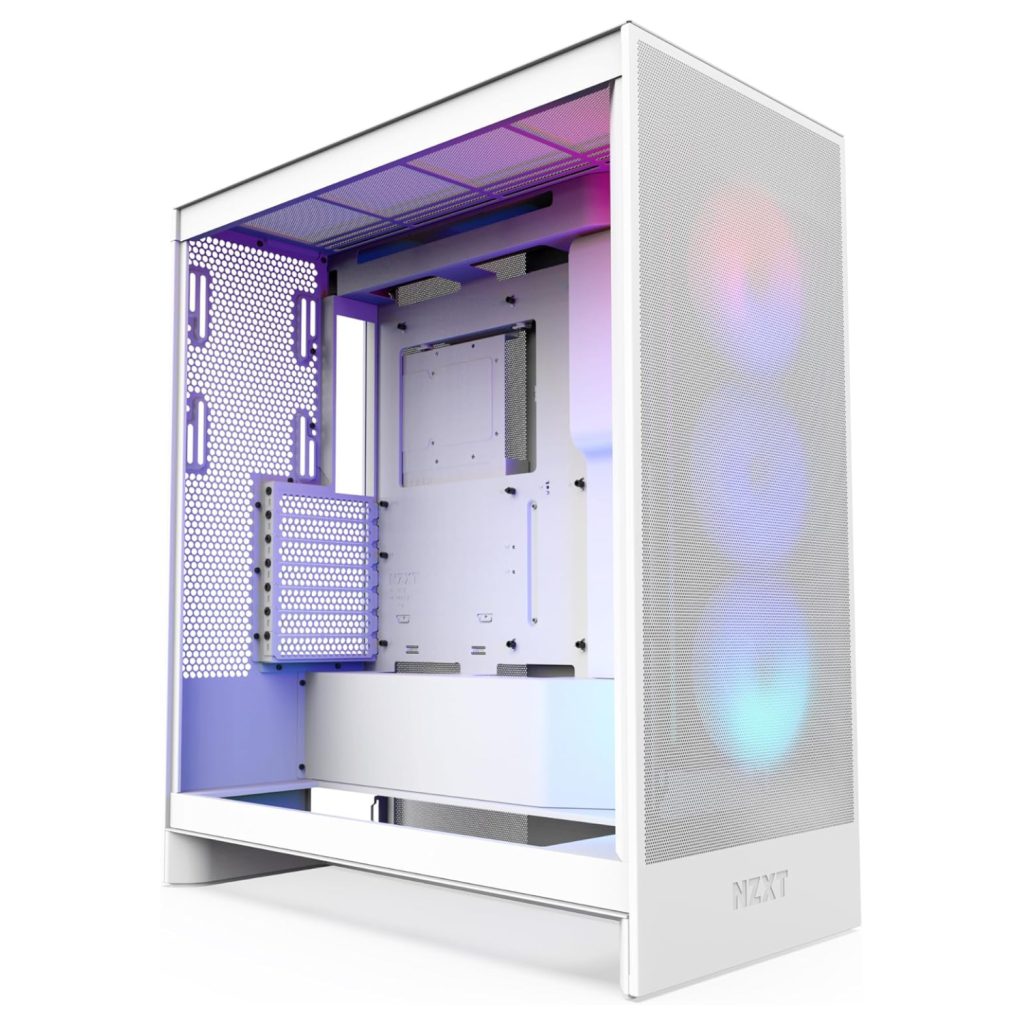 NZXT H7 Flow RGB  belo CM-H72FW-R1