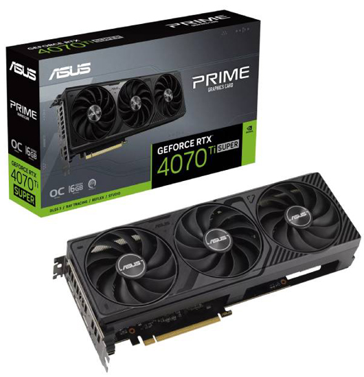 ASUS nVidia GeForce RTX 4070 Ti SUPER 16GB 256bit PRIME-RTX4070TIS-O16G