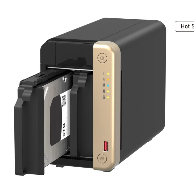 Alternative view of QNAP NAS TS-264-8G 2-Bay
