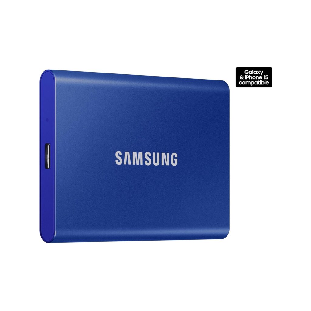 Alternative view of EXT-SSD 1TB SAMSUNG MU-PC1T0H Portable T7  plavi