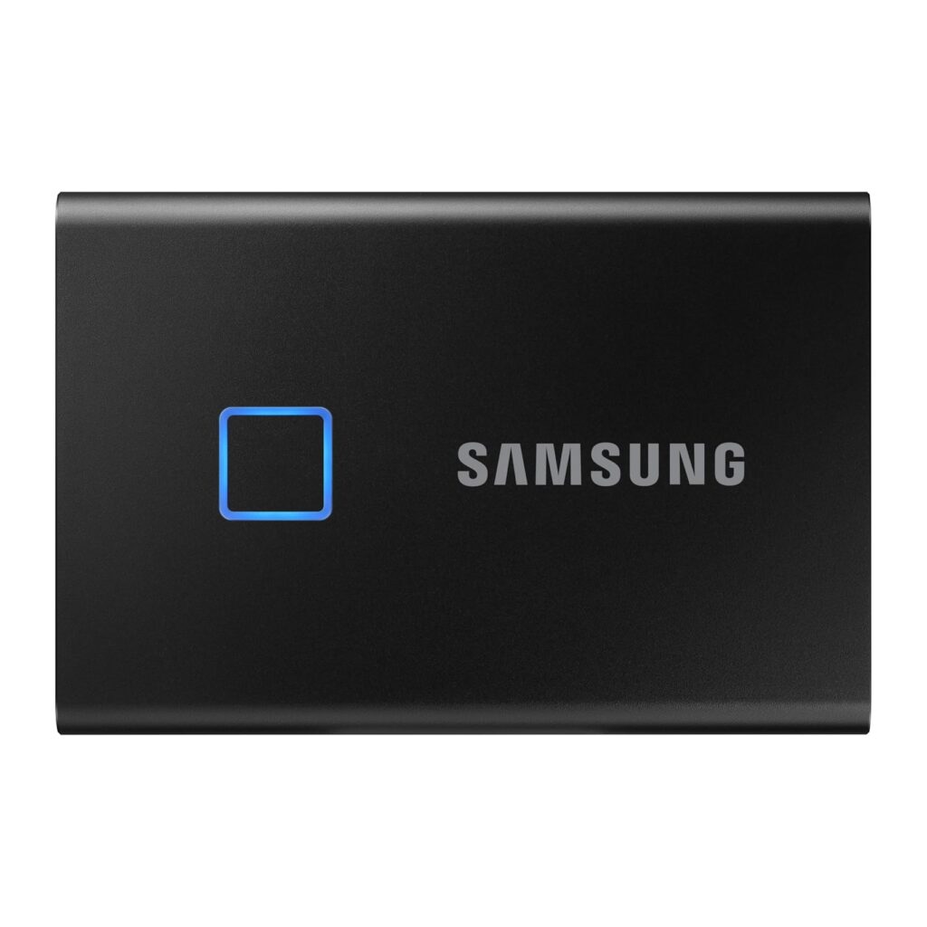 EXT-SSD 1TB SAMSUNG MU-PC1T0K Portable T7 Touch crni