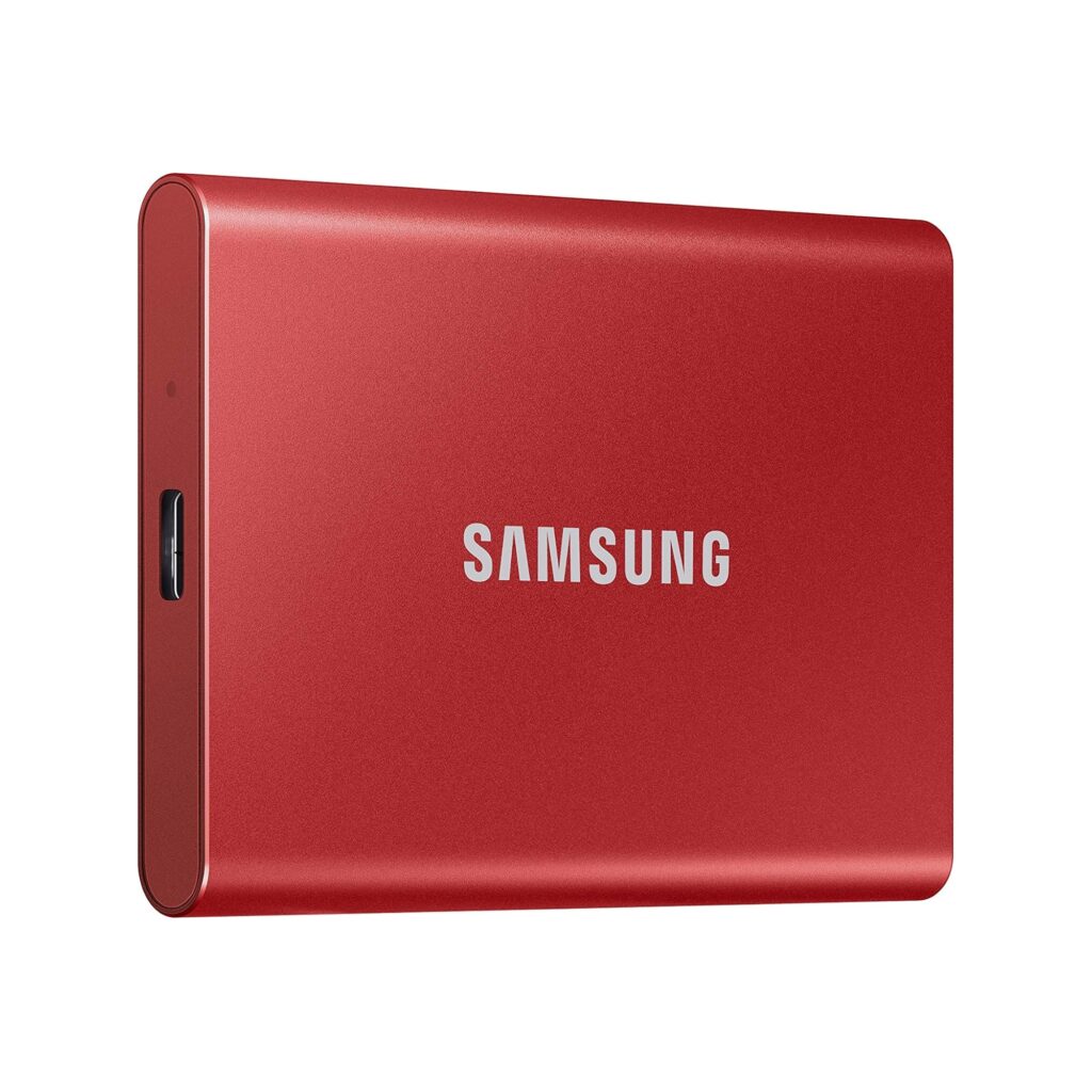 EXT-SSD 2TB SAMSUNG MU-PC2T0R Portable T7 crveni