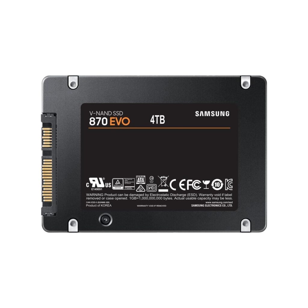 Alternative view of SSD 4TB SAMSUNG MZ-77E4T0B 560/530MB/s 870 EVO