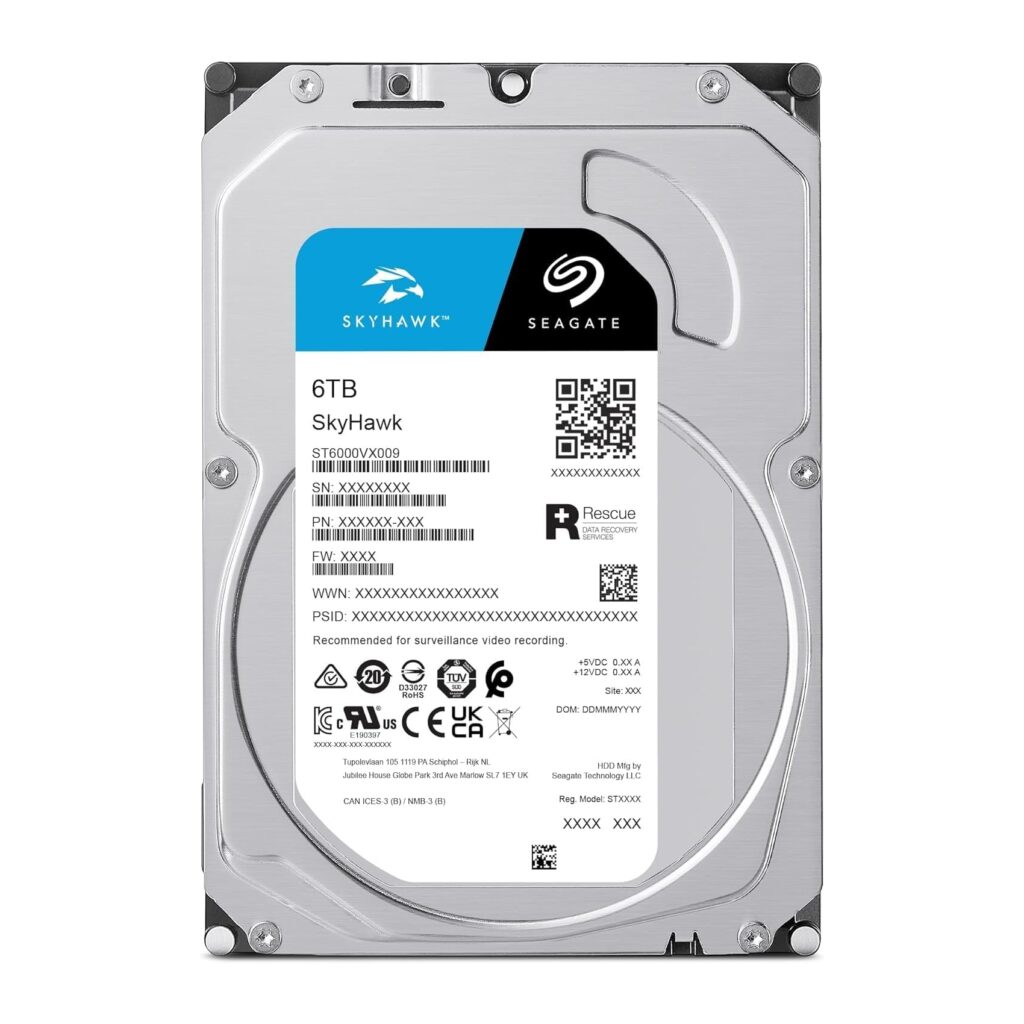 SEAGATE 6TB ST6000VX009 256MB SkyHawk 3.5 SATA III