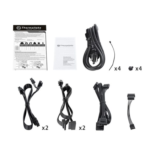 Alternative view of THERMALTAKE 650W Smart BM2 12cmFan/80Plus/Modular, PS-SPD-0650MNFABE-1