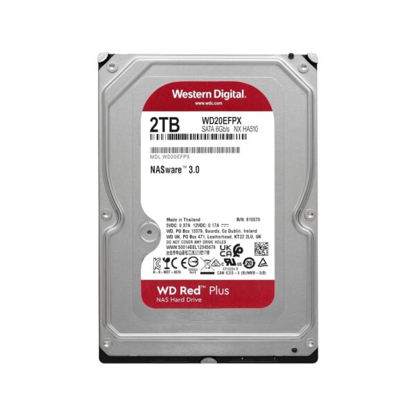 WD 2TB WD20EFPX 5400rpm 512MB Red Plus SATA III