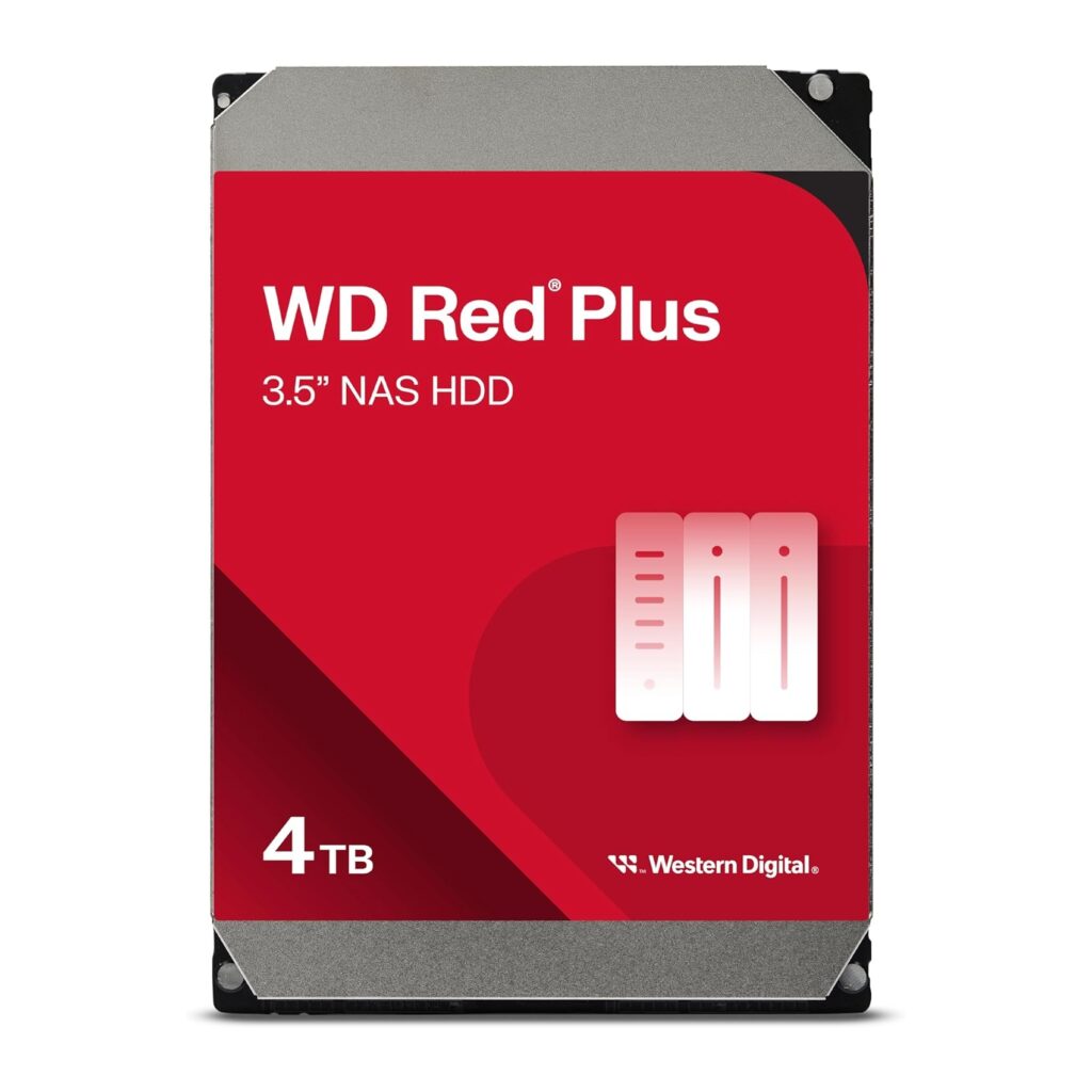 WD 4TB WD40EFPX 5400rpm 256MB Red Plus 3.5in Sata III INTELliPower