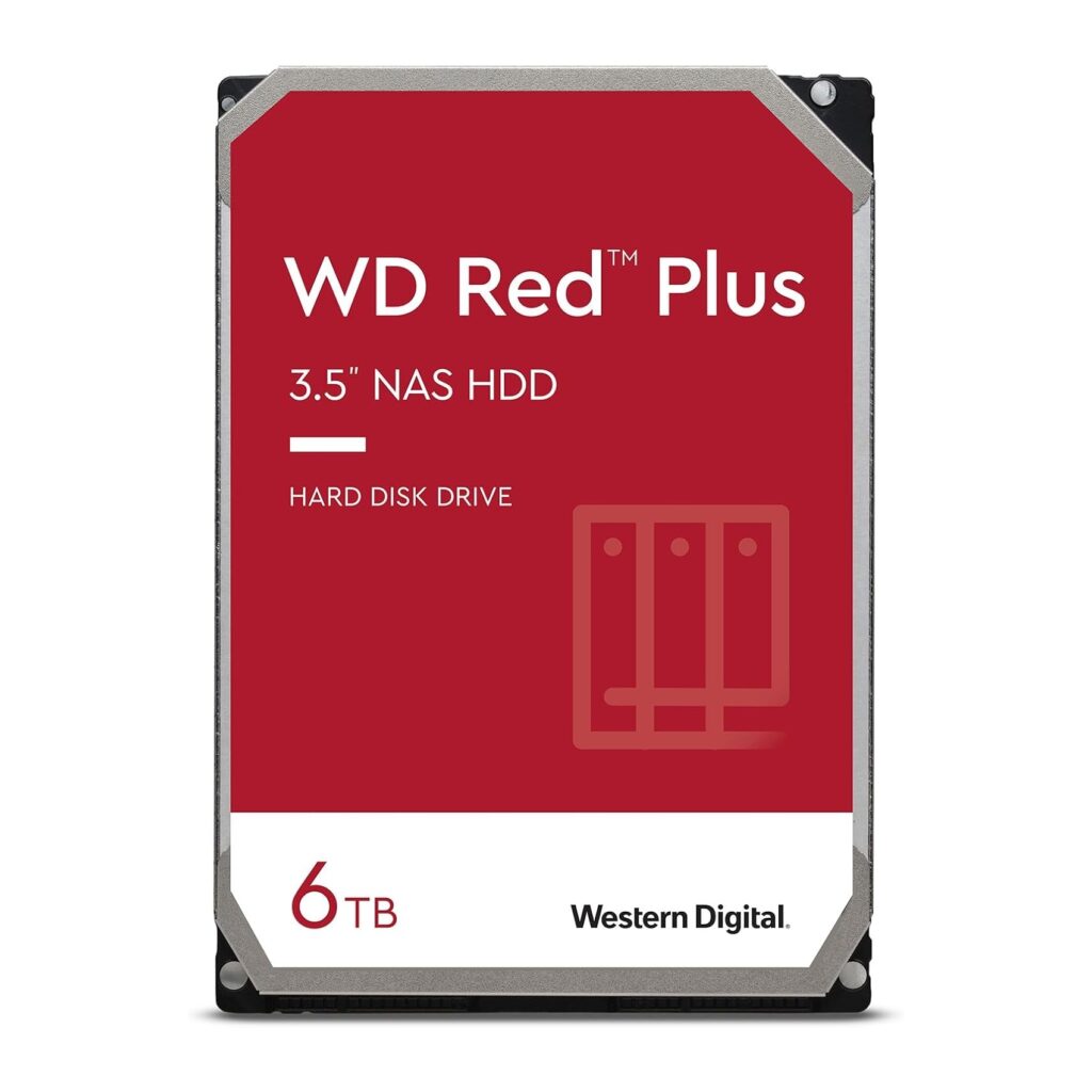 WD 6TB WD60EFPX 5400rpm 256MB Red Plus 3.5in Sata III INTELlPower