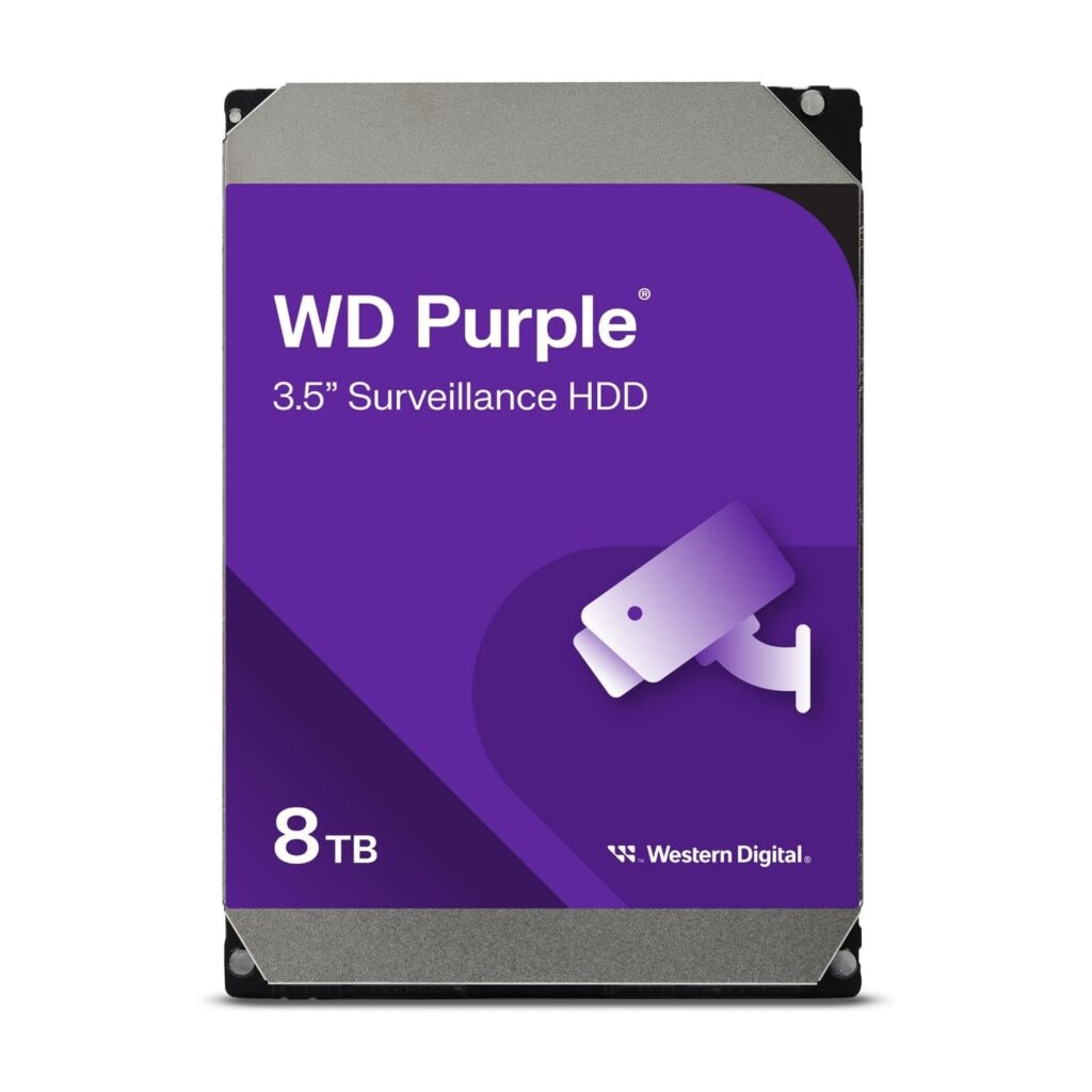 WD 8TB WD85PURZ 256MB Purple 3.5 SATA III INTELliPower