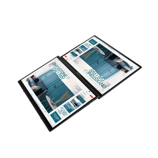 Alternative view of ASUS Zenbook Duo UX8406MA-PZ192X WIn11 Pro/14in OLED WQXGA+ Touch/U7 155H/16GB/1TB SSD/siva 90NB12U1-M00JH0