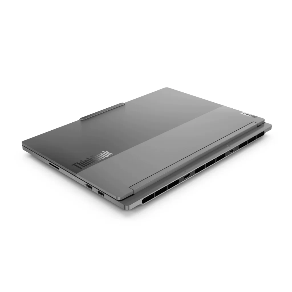 Alternative view of LENOVO Think 21N50013YA ThinkBook 16p G5 IRX Core i9-14900HX 24C/32T 36MB, 2x16GB DDR5 5600, SSD 1TB PCIe 2280, 16in 3.2K (3200x2000) IPS AG 430n, RTX 4060 8GB GDDR6, WLAN, BT, KybSR BL, SD, HDMI, 2x TB4, FPR, Cam FHD+IR, 80Wh, 2Wx2 Dolby, Alu, 2.2kg