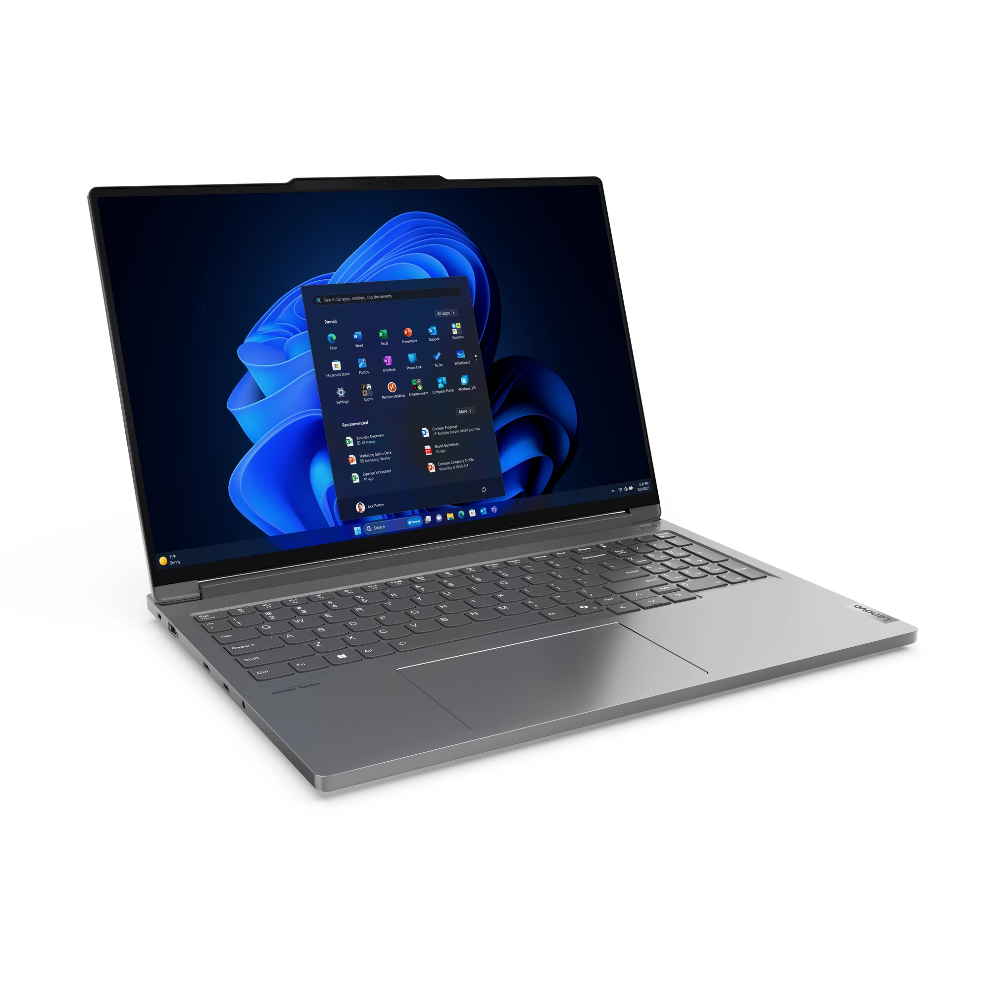 LENOVO Think 21N50013YA ThinkBook 16p G5 IRX Core i9-14900HX 24C/32T 36MB, 2x16GB DDR5 5600, SSD 1TB PCIe 2280, 16in 3.2K (3200x2000) IPS AG 430n, RTX 4060 8GB GDDR6, WLAN, BT, KybSR BL, SD, HDMI, 2x TB4, FPR, Cam FHD+IR, 80Wh, 2Wx2 Dolby, Alu, 2.2kg - Slika 8