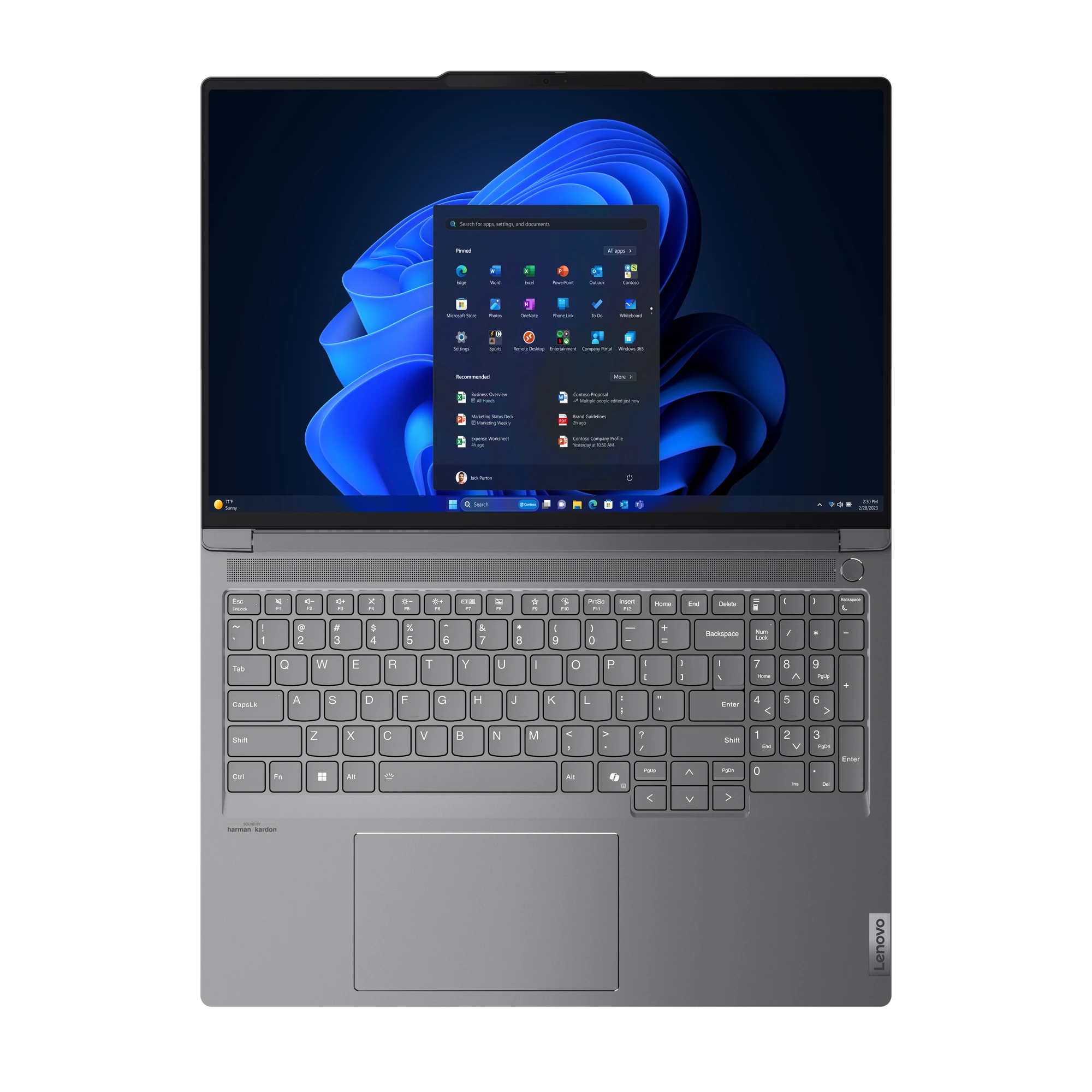 LENOVO Think 21N50013YA ThinkBook 16p G5 IRX Core i9-14900HX 24C/32T 36MB, 2x16GB DDR5 5600, SSD 1TB PCIe 2280, 16in 3.2K (3200x2000) IPS AG 430n, RTX 4060 8GB GDDR6, WLAN, BT, KybSR BL, SD, HDMI, 2x TB4, FPR, Cam FHD+IR, 80Wh, 2Wx2 Dolby, Alu, 2.2kg - Slika 6