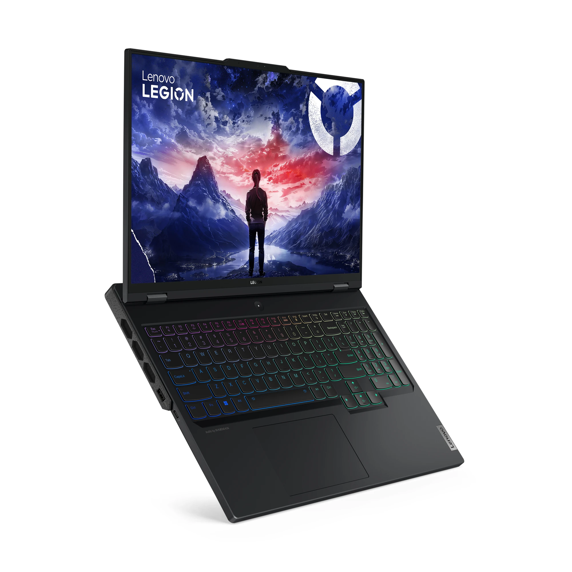 LENOVO 83DE007SYA Legion Pro 7 16IRX9H (Eclipse Black, Aluminium) 24-Core i9-14900HX (8P+16E) 5.8GHz/36MB 32GB 1TB-NVMe 16in WQXGA 2560x1600 IPS 500n 240Hz sRGB AG DolbyV HDR400 1080p RTX4090-16GB-GDDR6 AI Chip GLan Killer-WiFi BT5.3 PerKey-RGB-Backl - Slika 4